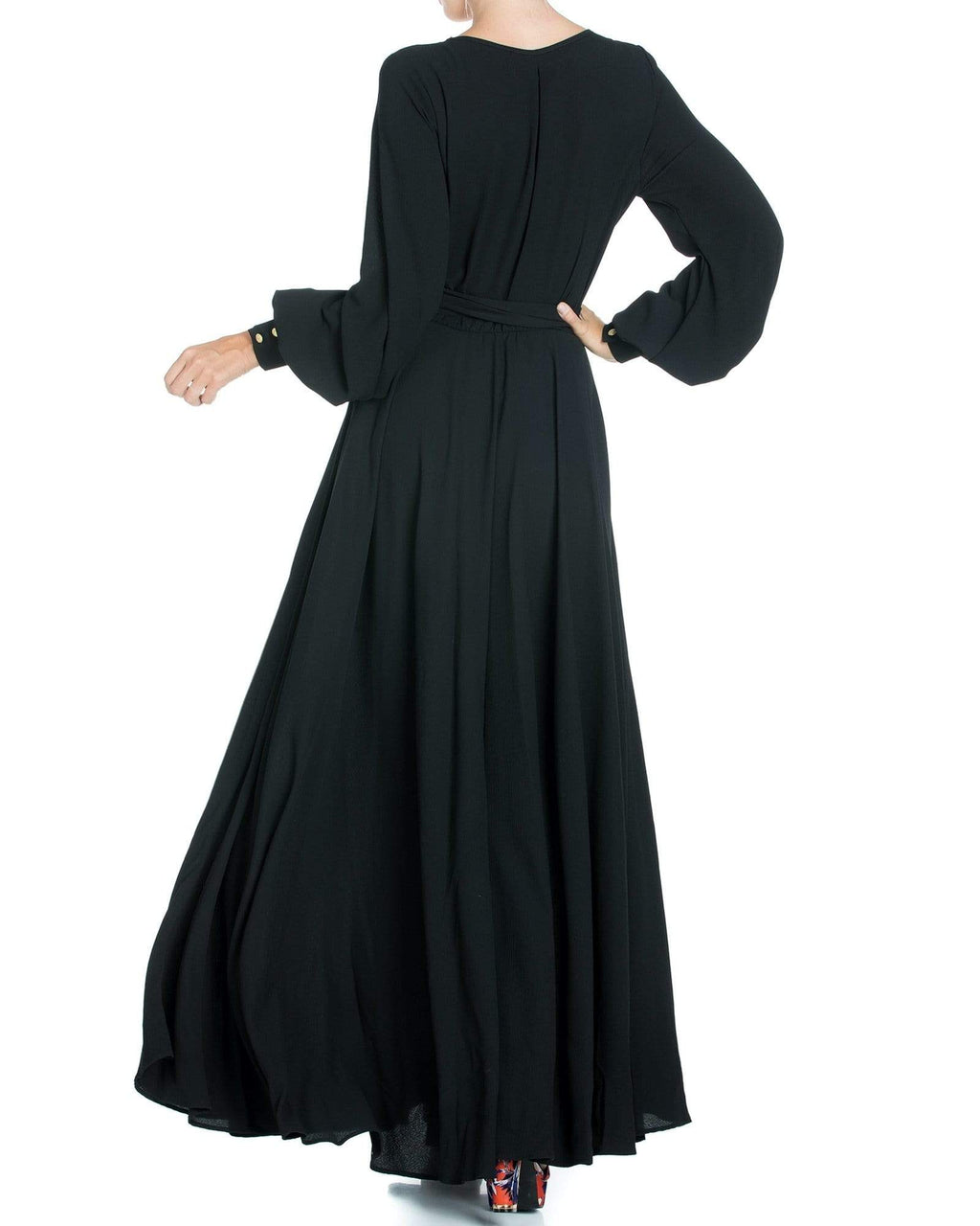 LilyPad Maxi Dress - Black – Meghan ...